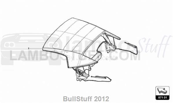 2017 Lamborghini HURACAN LP580-2 SPYDER ENGLAND CABRIO ROOF (871.01.00)